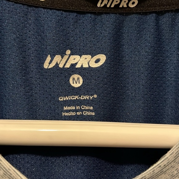 Unipro quick dry t-shirt. Size medium. Blue and gray. - Picture 3 of 5
